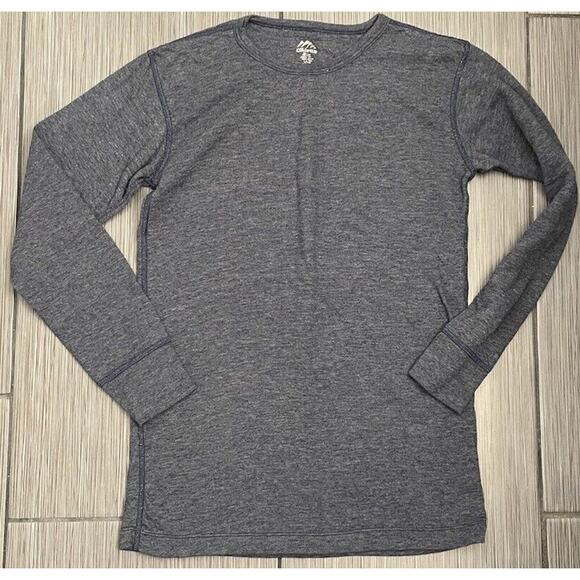 Coldpruf Womens Blue Long Sleeve Base Layer Shirt Size Large Cotton Blend - Picture 1 of 3